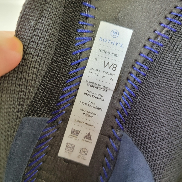 Rothy's Pointy Toe Flats Excellent Condition Sz 8 - Picture 10 of 13